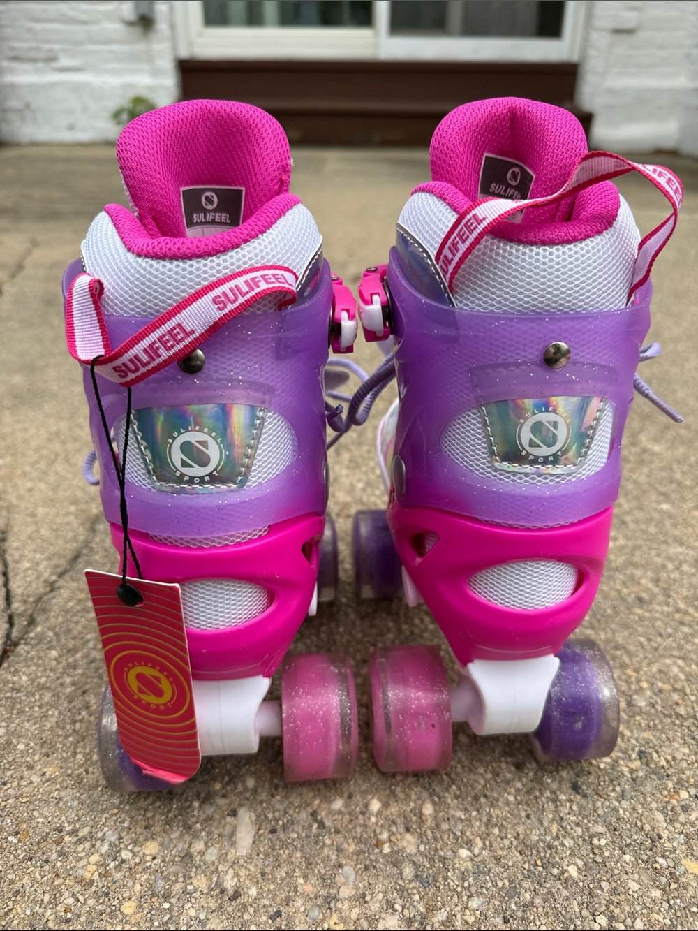 SuliFeel Girls Light-Up Roller Skates โ Size Small โ New With Tags - Picture 6 of 16